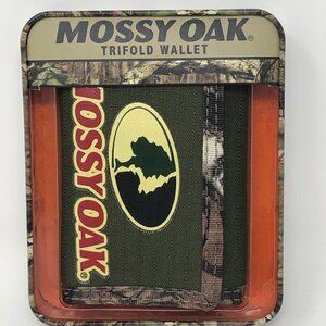 New Mossy Oak Trifold Wallet ~ Olive